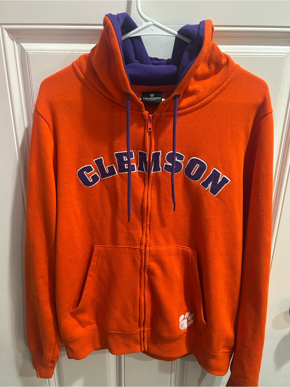 Clemson Tigers Women’s XL Full-Zip Hooded Jacket